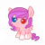 Size: 4000x4000 | Tagged: safe, artist:nitlynjane, oc, oc only, oc:roselynn, pegasus, pony, absurd resolution, autodesk sketchbook, baby, baby pony, blue eye, coat markings, cute, heterochromia, ocbetes, pegasus oc, red eye, simple background, sitting, smiling, socks (coat markings), solo, spread wings, tail, transparent background, two toned mane, two toned tail, wings