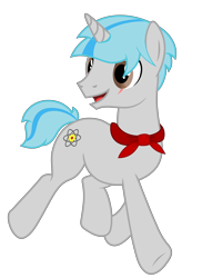 Size: 4000x5000 | Tagged: safe, artist:temerdzafarowo, oc, oc only, oc:atom front, pony, unicorn, 2022 community collab, derpibooru community collaboration, male, necktie, pioneer, red, simple background, solo, stallion, transparent background