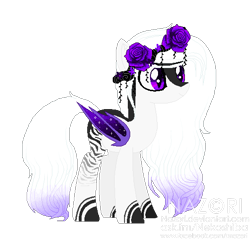 Size: 530x506 | Tagged: safe, artist:nazori, oc, oc only, bat pony, pony, base used, bat pony oc, bat wings, floral head wreath, flower, rose, simple background, solo, transparent background, wings