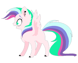 Size: 605x489 | Tagged: safe, artist:enifersuch, oc, oc only, pegasus, pony, base used, ear piercing, female, mare, pegasus oc, piercing, simple background, smiling, solo, transparent background, wings