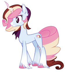 Size: 2146x2399 | Tagged: safe, artist:khimi-chan, oc, oc only, oc:neigh-apolitan, pony, unicorn, female, heart eyes, high res, mare, simple background, smiling, solo, transparent background, unshorn fetlocks, wingding eyes