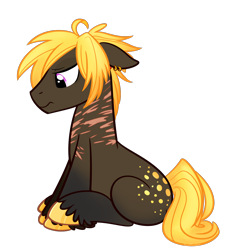 Size: 1546x1691 | Tagged: safe, artist:khimi-chan, oc, oc only, earth pony, pony, earth pony oc, grumpy, hoof polish, male, simple background, sitting, stallion, transparent background