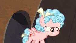 Size: 498x280 | Tagged: safe, screencap, cozy glow, pegasus, pony, frenemies (episode), g4, angry, animated, female, filly, gif, solo