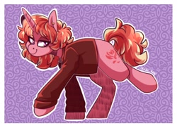 Size: 2048x1487 | Tagged: safe, artist:lrusu, oc, oc only, pony, unicorn, solo