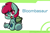 Size: 1280x853 | Tagged: source needed, safe, artist:arielsbx, apple bloom, bulbasaur, g4, pokefied, pokémon, solo