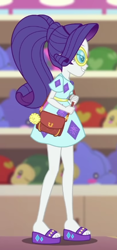 Size: 278x594 | Tagged: safe, screencap, rarity, equestria girls, equestria girls specials, g4, my little pony equestria girls: better together, my little pony equestria girls: spring breakdown, cropped, cruise outfit, feet, glasses, sandals, solo