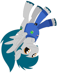 Size: 1908x2382 | Tagged: safe, artist:dyonys, oc, oc only, oc:kafr, pegasus, pony, 2022 community collab, derpibooru community collaboration, clothes, flying, hoodie, male, simple background, smiling, solo, stallion, transparent background, unshorn fetlocks