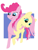 Size: 1200x1600 | Tagged: dead source, safe, artist:beautifulhorseme, fluttershy, pinkie pie, earth pony, pegasus, pony, g4, conjoined, ettin pony, fusion, happy, two heads are better than one, we have become one