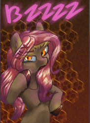 Size: 1580x2160 | Tagged: safe, artist:zlatdesign, honeycomb, oc, earth pony, pony, bipedal, earth pony oc, solo