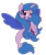 Size: 1280x1515 | Tagged: safe, artist:tsunamirose08, izzy moonbow, seapony (g4), unicorn, g5, my little pony: a new generation, base used, blue mane, female, fin wings, fins, fish tail, flowing mane, flowing tail, hilarious in hindsight, horn, looking at you, open mouth, open smile, sea pony (g5), seaponified, seapony izzy moonbow, simple background, smiling, solo, species swap, tail, transparent background, unshorn fetlocks, vector, wings