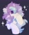 Size: 1562x1920 | Tagged: safe, artist:mirtash, oc, oc only, pony, bust, chest fluff, ear fluff, eye clipping through hair, female, mare, simple background, solo, sparkles