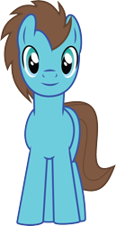 Size: 936x1814 | Tagged: safe, artist:wissle, derpibooru exclusive, oc, oc only, earth pony, pony, 2022 community collab, derpibooru community collaboration, looking at you, male, simple background, solo, stallion, transparent background, vector