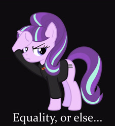 Size: 2335x2568 | Tagged: safe, artist:ralthecommentator, starlight glimmer, pony, unicorn, g4, communism, equality, female, high res, kim jong-un, mare, north korea, s5 starlight, stalin glimmer