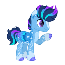 Size: 2400x2400 | Tagged: safe, artist:ponkus, oc, oc only, oc:aero crash, pegasus, pony, high res, next generation, parent:rainbow dash, parent:soarin', simple background, solo, transparent background