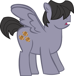 Size: 578x599 | Tagged: safe, artist:thebosscamacho, quarterback, pegasus, pony, g4, sonic rainboom (episode), simple background, solo, transparent background, vector