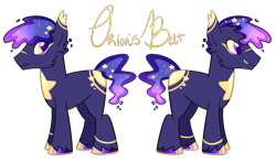 Size: 1931x1133 | Tagged: safe, artist:khimi-chan, oc, oc only, earth pony, pony, duo, earth pony oc, ethereal mane, male, simple background, stallion, starry mane, transparent background