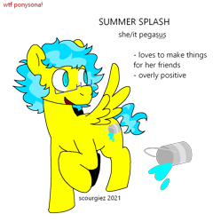 Size: 1200x1250 | Tagged: safe, artist:summersplash, oc, oc only, pegasus, pony, looking back, pegasus oc, raised hoof, simple background, solo, transparent background, wings