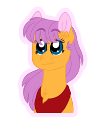 Size: 1266x1484 | Tagged: safe, artist:queenderpyturtle, oc, oc:apple crisp, earth pony, pony, bust, female, mare, portrait, simple background, solo, transparent background