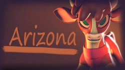 Size: 1280x720 | Tagged: safe, artist:cyberothedge, arizona (tfh), cow, them's fightin' herds, 3d, community related, female, solo, source filmmaker