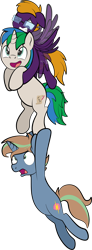 Size: 1920x5240 | Tagged: safe, artist:alexdti, oc, oc only, oc:brainstorm (alexdti), oc:purple creativity, oc:star logic, pegasus, pony, unicorn, derpibooru community collaboration, blue eyes, dexterous hooves, ears back, female, flying, frown, glasses, green eyes, gritted teeth, high res, horn, looking up, male, mare, one eye closed, open mouth, open smile, pegasus oc, shrunken pupils, simple background, smiling, spread wings, stallion, tail, transparent background, trio, two toned mane, two toned tail, unicorn oc, wings