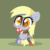 Size: 1000x1000 | Tagged: safe, artist:sugar morning, derpy hooves, pegasus, pony, g4, animated, blinking, blushing, candy, candy cane, clothes, cute, derpabetes, female, food, gif, idle animation, licking, mare, pixel art, scarf, simple background, sitting, solo, tongue out