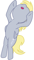 Size: 1837x3265 | Tagged: safe, artist:dewlshock, derpy hooves, pegasus, pony, g4, season 2, the last roundup, female, nose in the air, simple background, solo, transparent background, vector
