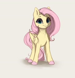 Size: 3985x4096 | Tagged: safe, artist:miokomata, fluttershy, pegasus, pony, g4, colored hooves, cute, female, freckles, freckleshy, looking at you, mare, shyabetes, simple background, smiling, smiling at you, solo