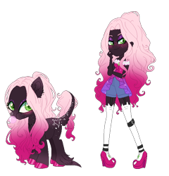 Size: 664x692 | Tagged: safe, artist:gihhbloonde, oc, oc only, earth pony, pony, equestria girls, g4, base used, clothes, duo, earth pony oc, equestria girls-ified, eyelashes, female, high heels, hoof polish, makeup, shoes, shorts, simple background, transparent background