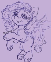 Size: 543x653 | Tagged: safe, artist:midnightpremiere, pipp petals, pegasus, pony, g5, my little pony: a new generation, sketch, solo