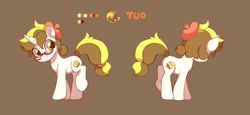 Size: 2048x940 | Tagged: safe, artist:drtuo4, oc, oc only, oc:dr tuo, pony, unicorn, glasses, reference sheet, smiling, solo