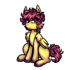Size: 566x517 | Tagged: safe, artist:deyogee, oc, oc only, pegasus, pony, lucky number seven, simple background, solo, transparent background, unshorn fetlocks