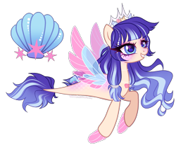 Size: 1739x1440 | Tagged: safe, artist:gihhbloonde, oc, oc only, seapony (g4), magical lesbian spawn, offspring, parent:princess skystar, parent:twilight sparkle, simple background, solo, transparent background