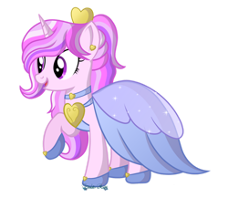 Size: 1280x1110 | Tagged: safe, artist:tenderrain-art, oc, pony, unicorn, clothes, dress, female, mare, simple background, solo, transparent background