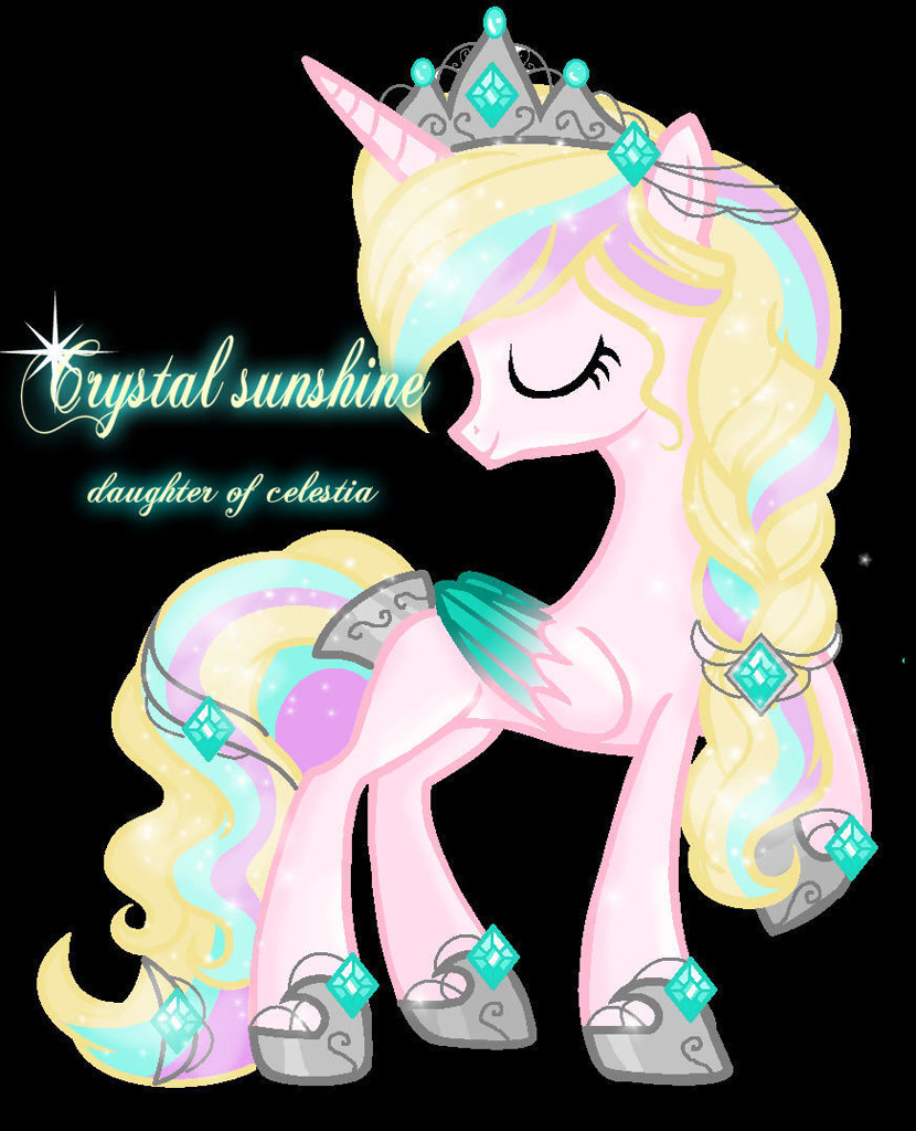 Safe Artist Gihhbloonde Oc Oc Only Oc Crystal Sunshine Alicorn Pony Alicorn Oc