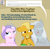 Size: 900x878 | Tagged: safe, artist:askmerriweatherauthor, diamond tiara, silver spoon, oc, oc:meadow lark (ask merriweather), pony, ask merriweather, g4