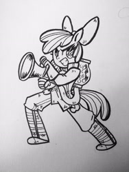 Size: 2448x3264 | Tagged: safe, artist:ominous-artist, apple bloom, human, g4, ghostbusters, high res, humanized, pest control gear, solo