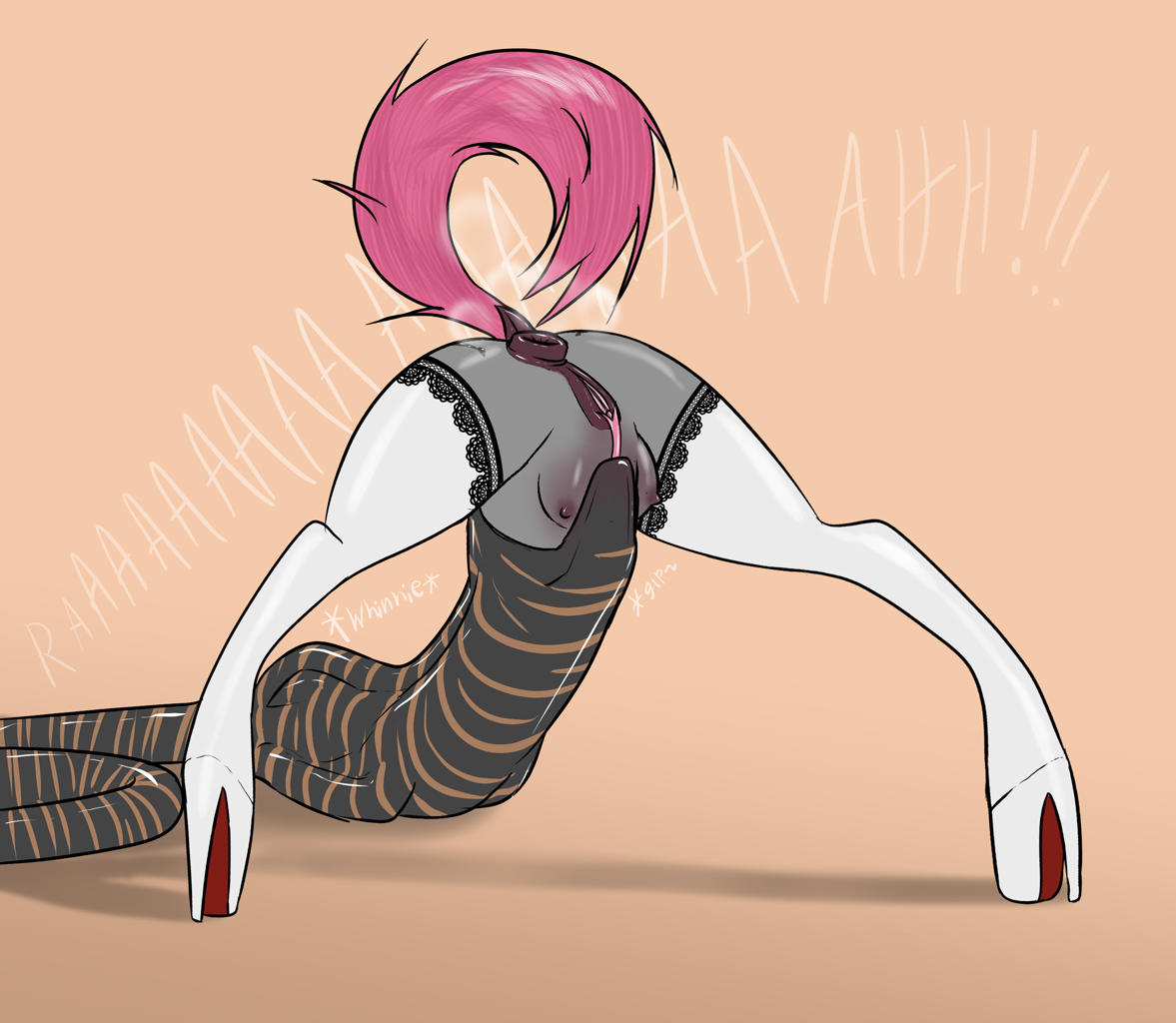 Both oral and anal vore a complete experience