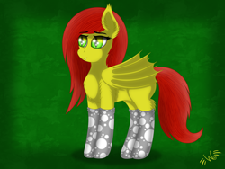 Size: 1600x1200 | Tagged: safe, artist:wanderer, oc, oc only, oc:software pushulka, bat pony, pony, bat pony oc, female