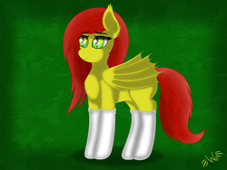 Size: 1600x1200 | Tagged: safe, artist:wanderer, oc, oc only, oc:software pushulka, bat pony, pony, bat pony oc, female