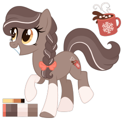 Size: 2400x2320 | Tagged: safe, artist:monochrome-sunsets, oc, oc only, earth pony, pony, g4, braid, coat markings, earth pony oc, eyelashes, female, full body, grin, high res, mare, raised hoof, raised leg, reference sheet, show accurate, simple background, smiling, socks (coat markings), solo, standing, standing on two hooves, tail, transparent background