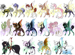 Size: 4972x3621 | Tagged: safe, artist:beamybutt, oc, oc only, alicorn, bat pony, bat pony alicorn, pegasus, pony, unicorn, base used, bat wings, female, horn, mare, pegasus oc, raised hoof, simple background, transparent background, unicorn oc, wings