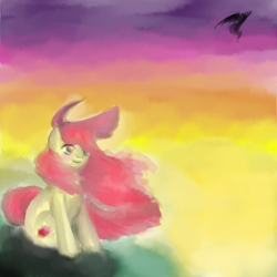 Size: 4000x4000 | Tagged: safe, artist:coco-drillo, apple bloom, earth pony, pony, g4, female, filly, solo