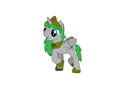 Size: 2048x1536 | Tagged: safe, artist:chanyhuman, oc, oc only, oc:princess tree fairy, alicorn, pony, alicorn oc, alicorn princess, description, description is relevant, development, down syndrome, female, green hair, horn, neurodivergent, positive body image, simple background, solo, white background, wings