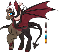 Size: 1049x910 | Tagged: safe, artist:velnyx, oc, oc only, oc:blood moon, bat pony, pony, female, mare, simple background, solo, transparent background