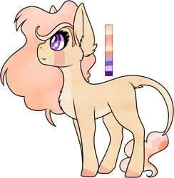 Size: 939x962 | Tagged: safe, artist:velnyx, oc, oc only, oc:pastel dream, earth pony, pony, female, leonine tail, mare, simple background, solo, tail, transparent background