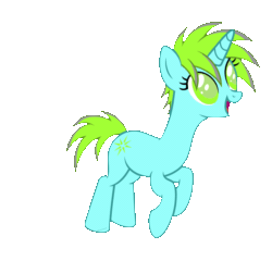 Size: 1200x1150 | Tagged: safe, artist:kaitykat117, oc, oc only, oc:mythic vision(kaitykat), pony, g4, animated, base used, blind, disabled, gif, simple background, solo, transparent background, vector