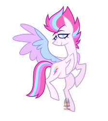 Size: 1280x1431 | Tagged: safe, artist:sonyakiii, zipp storm, pegasus, pony, g5, my little pony: a new generation, female, mare, round belly, simple background, solo, trans zipp, transgender, transparent background