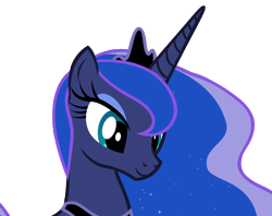 Size: 8392x6641 | Tagged: safe, artist:andoanimalia, princess luna, alicorn, pony, for whom the sweetie belle toils, g4, absurd resolution, crown, female, jewelry, mare, regalia, simple background, smiling, solo, transparent background, vector