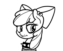 Size: 2048x1638 | Tagged: safe, artist:ewoudcponies, apple bloom, earth pony, pony, g4, female, filly, goth, solo