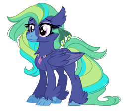 Size: 3146x2861 | Tagged: safe, artist:emberslament, oc, oc only, oc:plumeria blossom, hippogriff, heart eyes, high res, hippogriff oc, simple background, solo, transparent background, wingding eyes